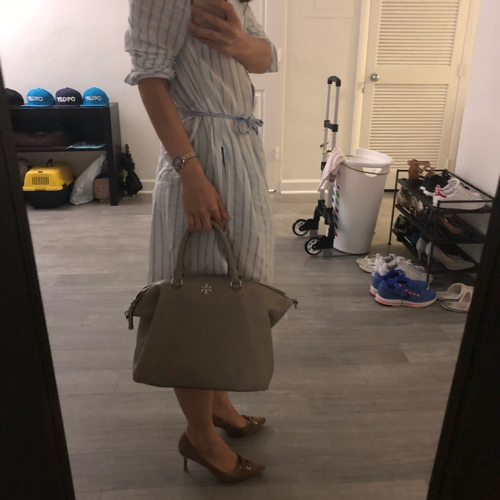 tory burch leather bag